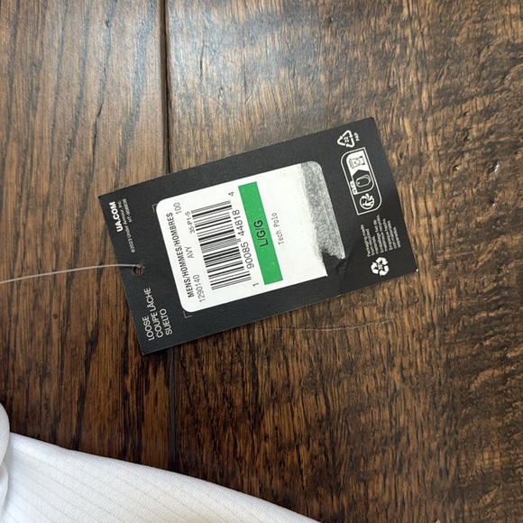 NWT Under Armour Tech Polo Men’s Large White - Picture 3 of 3